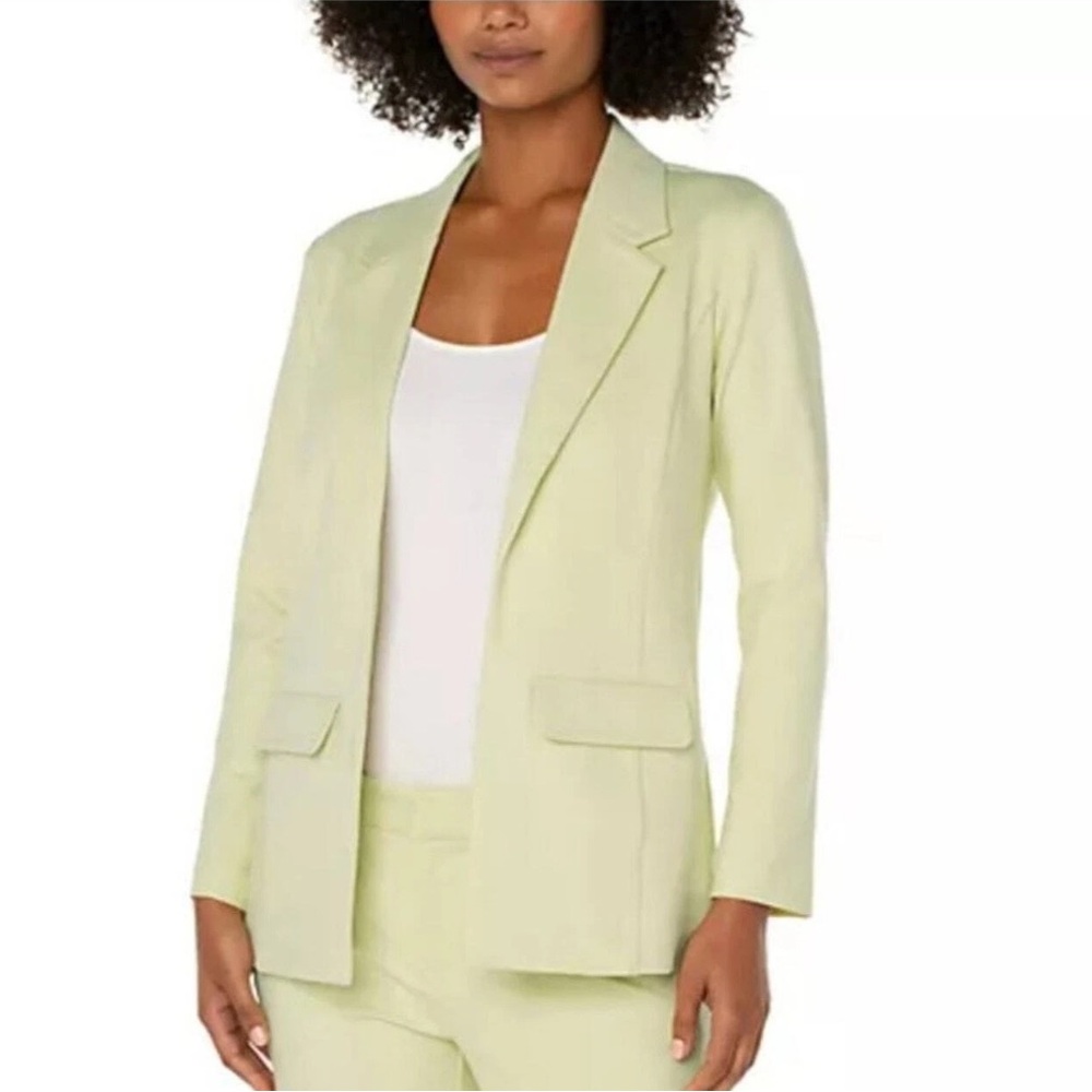 NWOT Liverpool Los Angeles Women's Boyfriend Open Front Blazer Stretch‎